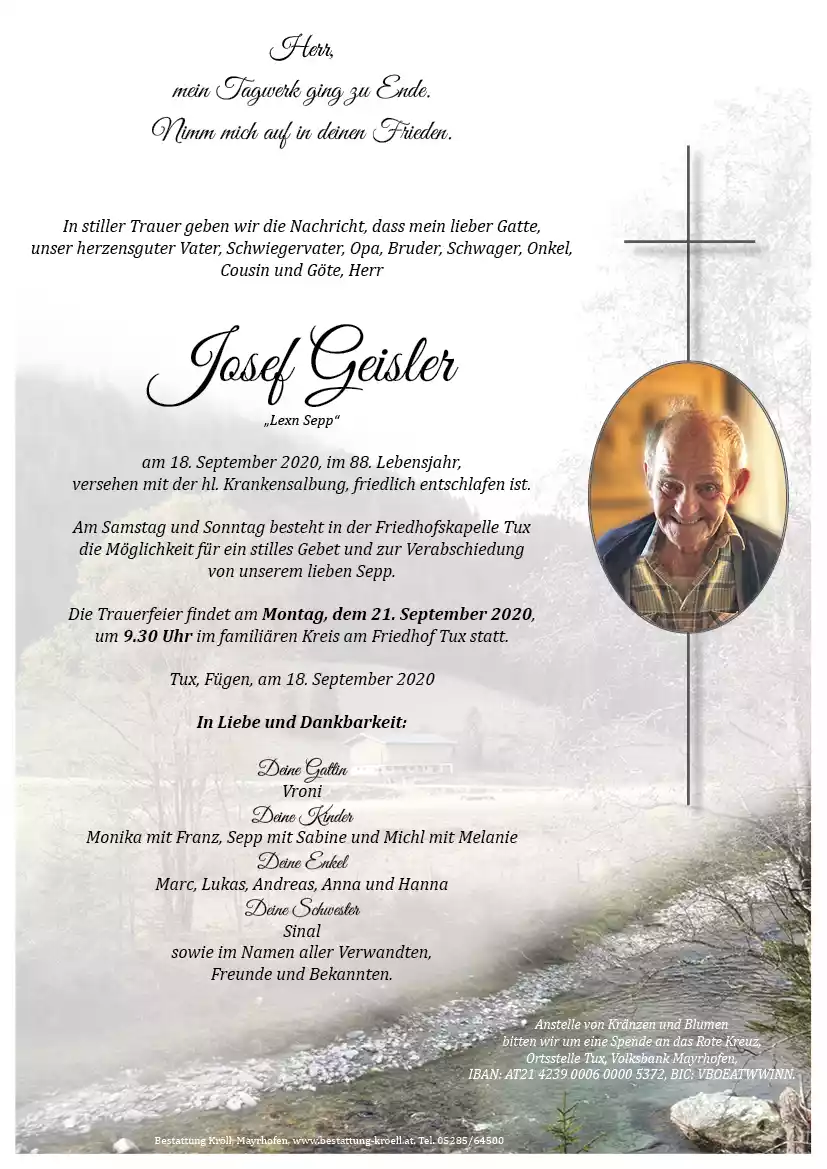 Parte von Josef Geisler